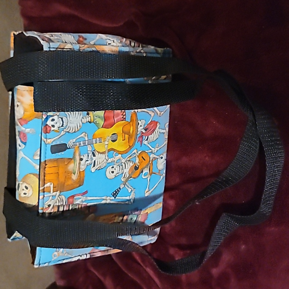 Skeleton Blue Bag - Picture 3 of 10